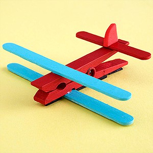 Popsicle Stick Airplane Crafts for Kids